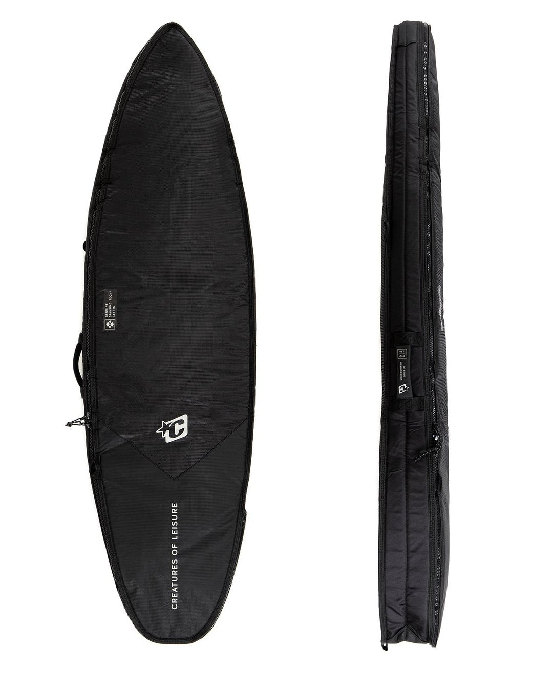Creatures SHORTBOARD DOUBLE DT2.0 6&#39;0&quot; : BLACK SILVER - Board Store CreaturesBoardcover  