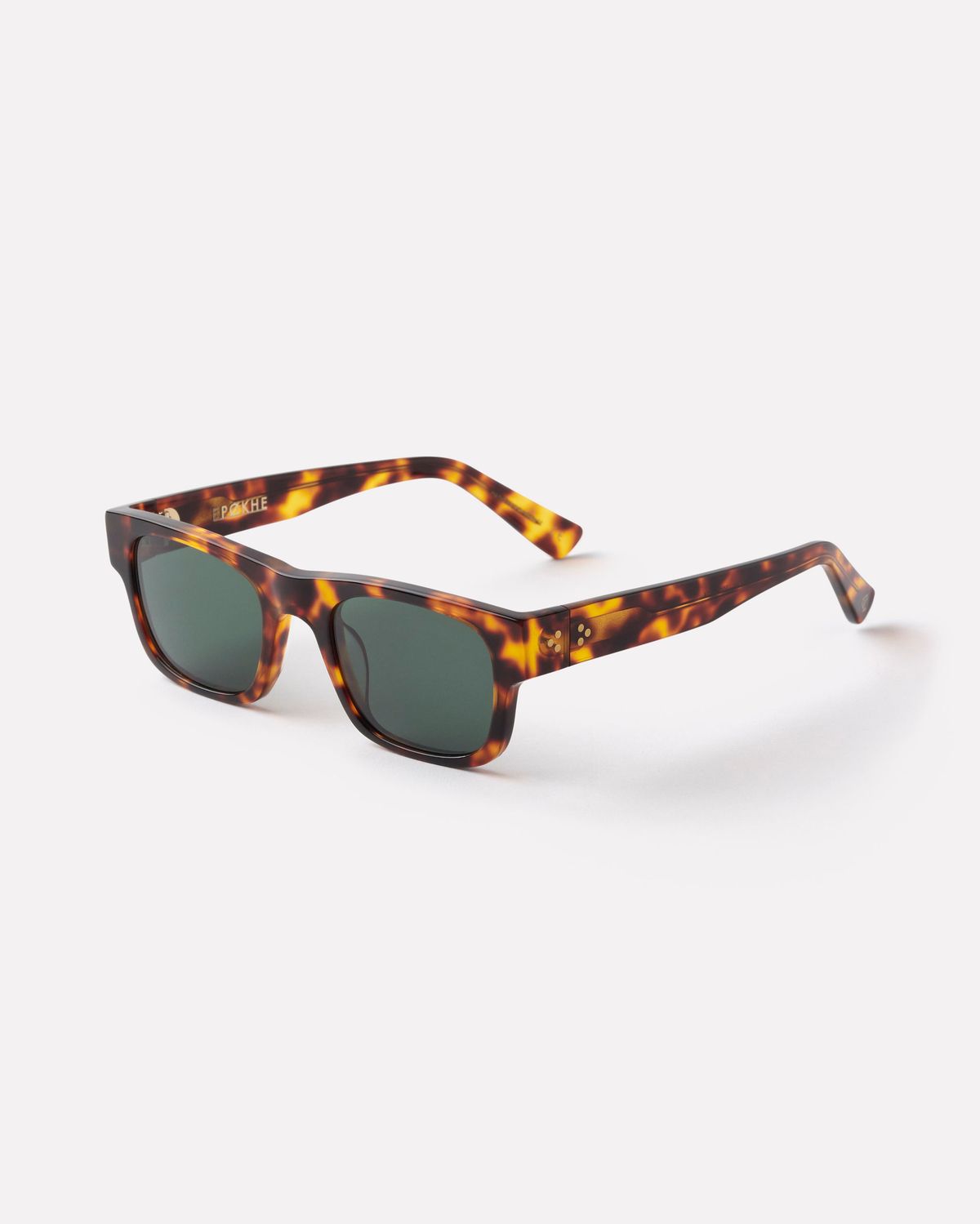 Epokhe Uzi - Tortoise Polished / Green - Board Store EpokheSunglasses  