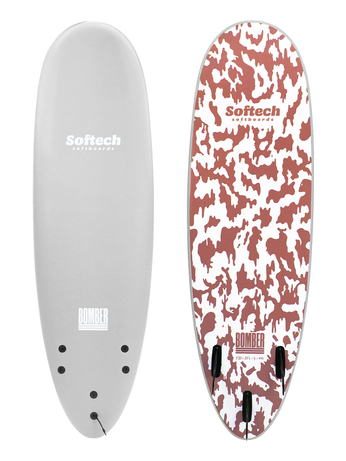 SOFTECH BOMBER DUSTY RED - GREY // NEW - Board Store SoftechSoftboard  
