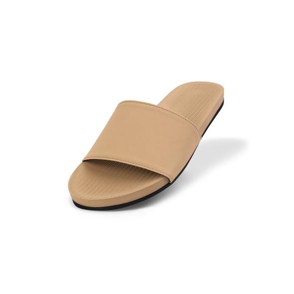 Indosole ESSNTLS Womens Slides - Light Soil - Board Store Indosoleslides  