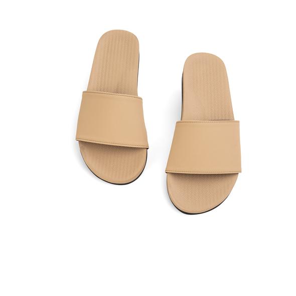 Indosole ESSNTLS Womens Slides - Light Soil - Board Store Indosoleslides  