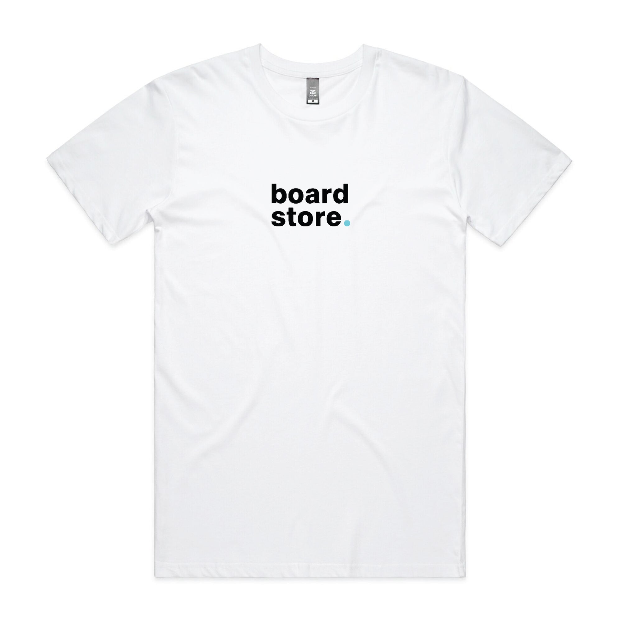 Boardstore Centre Stacked Youth Tee - White - Board Store Board StoreTee Shirt  