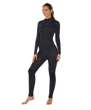 O'neill Womens Hyperfreak 3/2mm Steamer (Chest Zip) Wetsuit - BLK/BLK - Board Store O'neillWetsuits  
