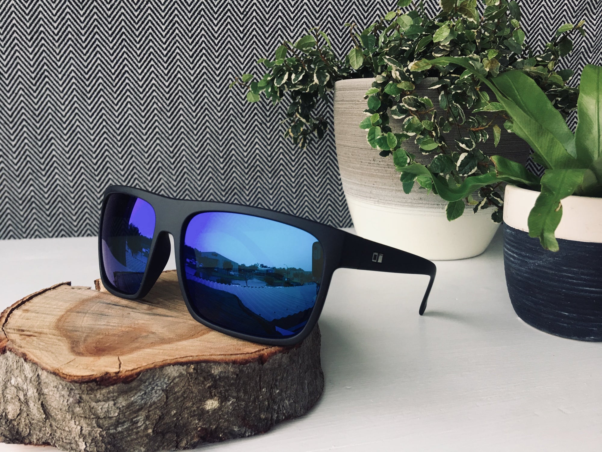 Otis After Dark Polarised Matte Black/Mirror Blue - Board Store Otis EyewearSunglasses  