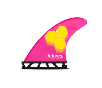 Futures AM3 Honeycomb - Pink / Yellow - Board Store FuturesFins  