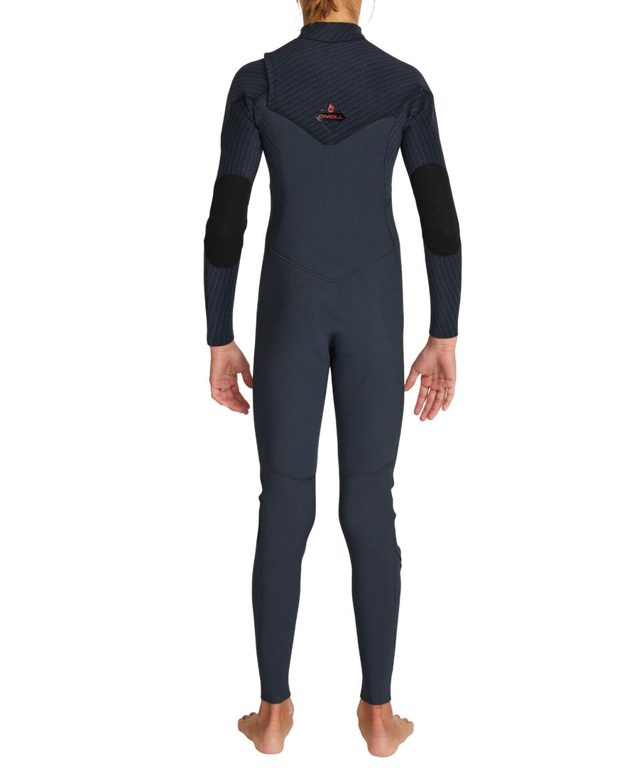 O'neill-  BOYS Hyperfreak Fire 3/2mm Steamer (Chest Zip) - Gunmetal - Board Store O'neillWetsuits  