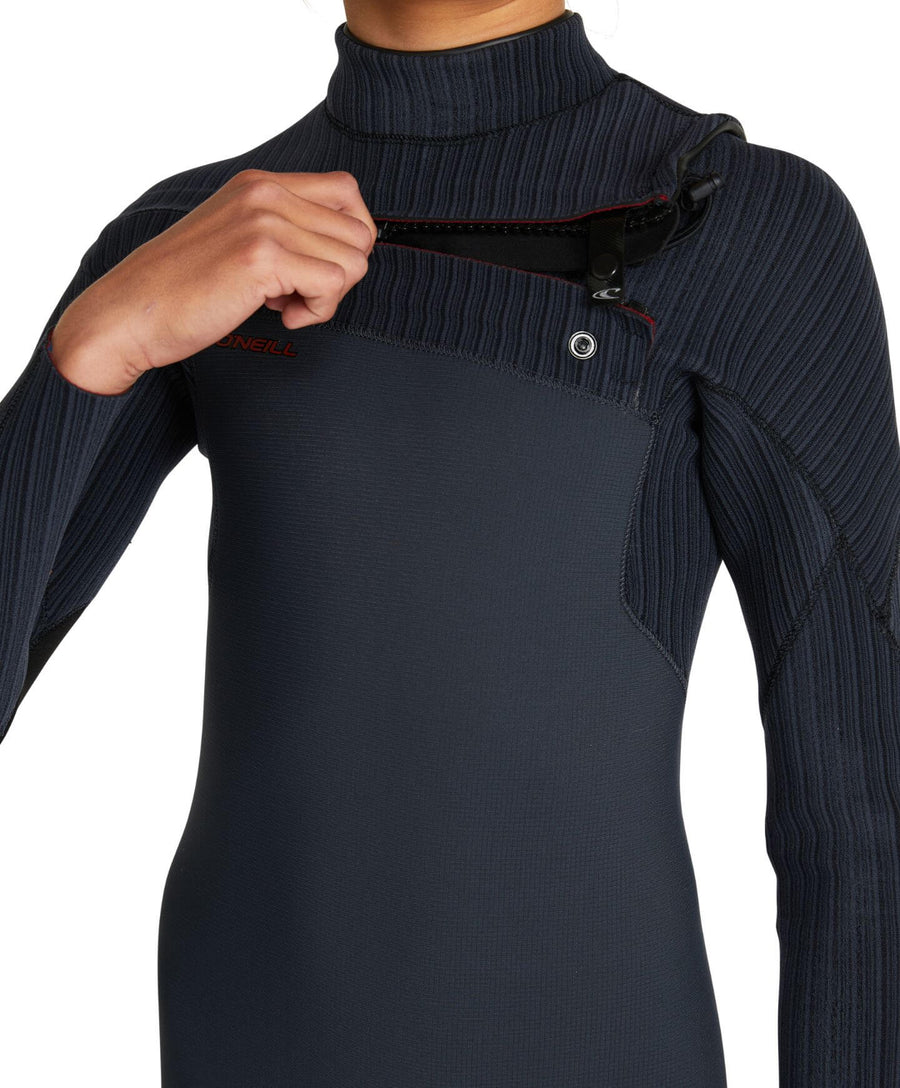 O'neill-  BOYS Hyperfreak Fire 3/2mm Steamer (Chest Zip) - Gunmetal - Board Store O'neillWetsuits  