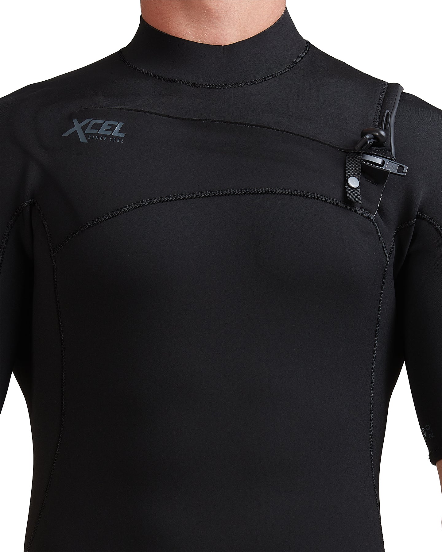MENS XCEL COMP -SHORT SLEEVE WETSUIT (BLACK) - CHEST ZIP 2021 - Board Store XcelWetsuits  