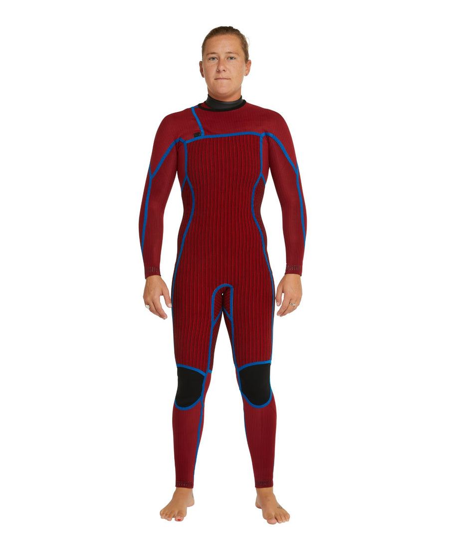 O'neill Womens Hyperfreak Fire 3/2mm Steamer (Chest Zip) - Black - Board Store O'neillWetsuits  
