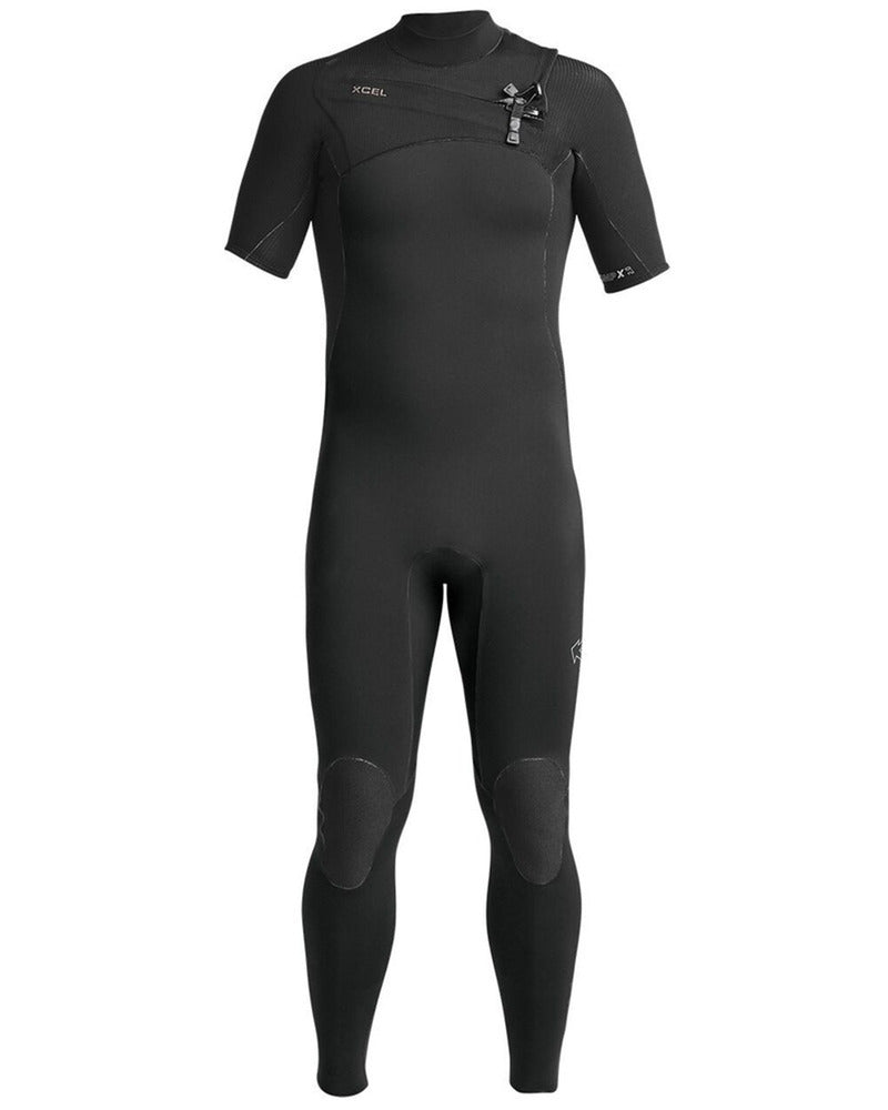 MENS XCEL COMP X SHORT SLEEVE WETSUIT - CHEST ZIP 2021 - Board Store XcelWetsuits  
